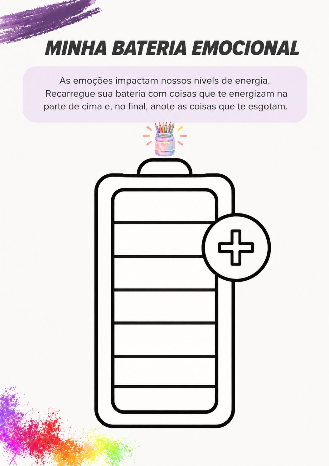 Atividade Minha Bateria Emocional