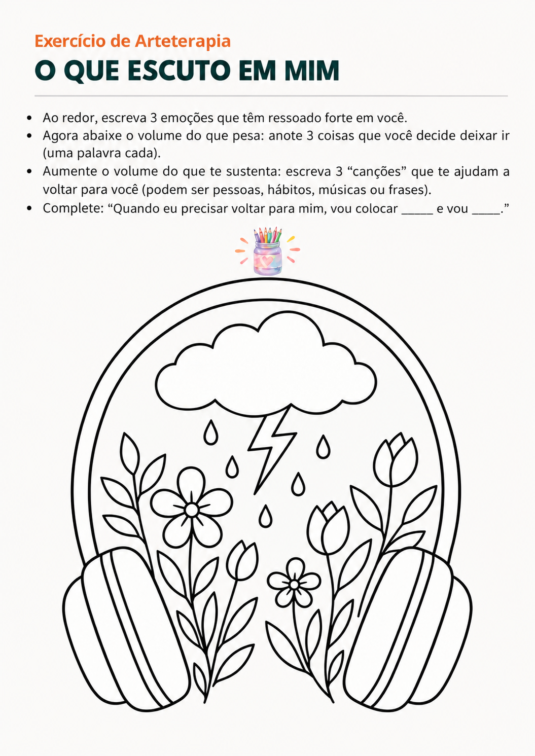 Atividade O que escuto em mim